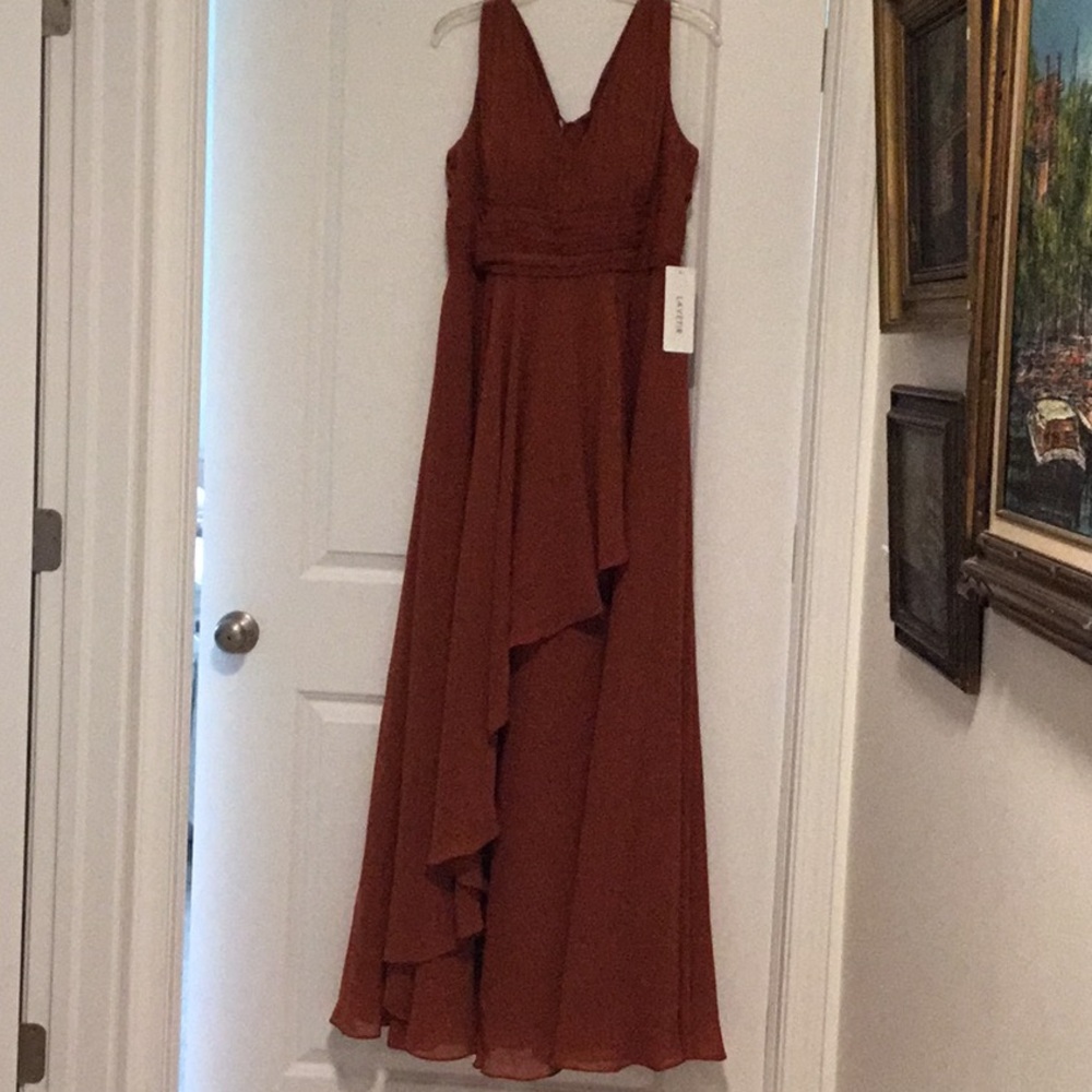 Beautiful rust color long dress
